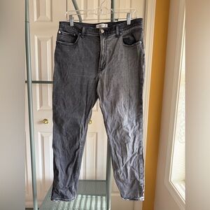 Two-tone gray Abercrombie Curve Love High-Rise Skinny Jeans
